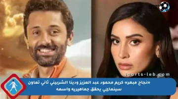 «نجاح مبهر» كريم محمود عبد العزيز ودينا الشربيني ثاني تعاون سينمائي يحقق جماهيرية واسعة
